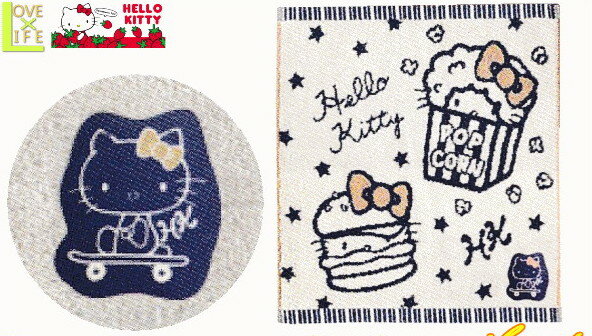 【送料無料】【ハローキティ】ウォッシュタオル【カリフォルニアヴィンテージ】【Kitty】【キティ】【キティちゃん】【グッズ】【サンリオ】【キャラ】【タオル】【たおる】【かわいい】