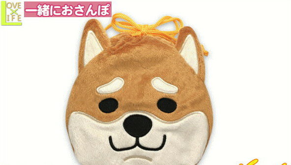 【一緒におさんぽ】【REAL DOG】巾着【シバ】【DOG】【犬】【巾着袋】【袋】【小物入れ】【雑貨】【わ..