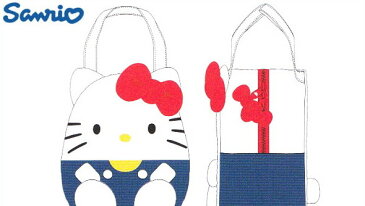 【サンリオ】【ハローキティ】スウェット素材ダイカットバッグ【コレクション】【キティ】【キティちゃん】【ランチバッグ】【カバン】【バッグ】【おでかけ】【遠足】【雑貨】【生活雑貨】【かわいい】