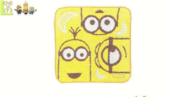 【ミニオンズ】ミニタオル【フェイスフレンド】【グッズ】【Minions】【キャラ】【映画】【ユニバーサル】【アニメ】【タオル】【たおる】