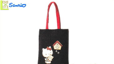 【ハローキティ】トートバッグ【ノワールハローキティ】【Kitty】【キティ】【キティちゃん】【バッグ】【トート】【かばん】【サンリオ】【グッズ】【キャラ】【かわいい】