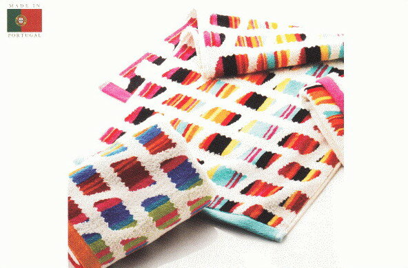 【ポルトガル製】フェイスタオル【ブロックコローレ】【ポルトガル】【名産】【シンプル】【タオル】【..