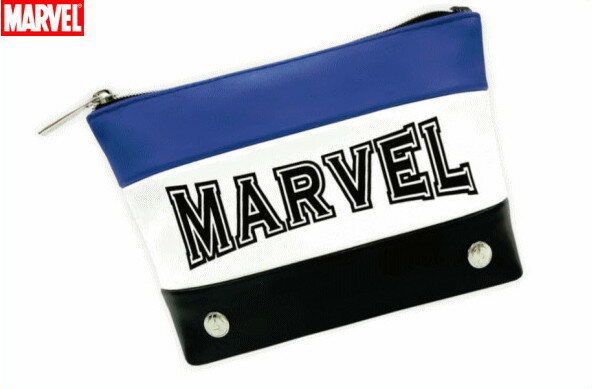 【マーベルキャラクター】トリコカラー三角ポーチ【ブルー】【ペンケース】【MARVEL】【マーベル】【アメコミ】【ヒーローズ】【ポーチ】【化粧ポーチ】【小物入れ】【文房具】【アニメ】【グッズ】【映画】