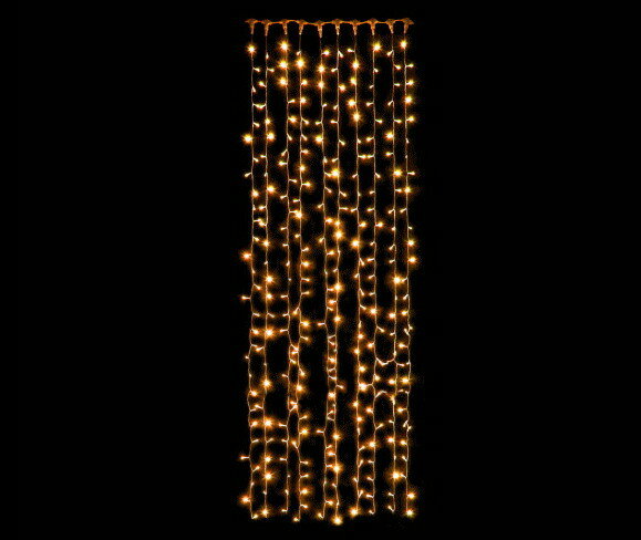 【LED】【ライト】【つらら】LEDカーテンライト【300球】【ウォームホワイト】【電球色】【ツララ】【装飾】【工事】【飾り】【ライン】【組み合わせ】【連結】【ライト系】【イルミネーション】【クリスタル】【電飾】【クリスマス】【省エネ】