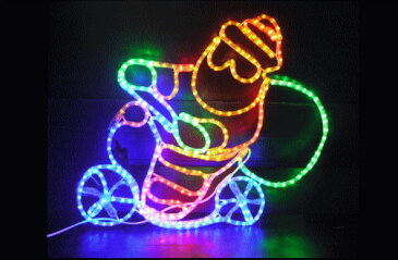 【LED】【イルミネーション】【大型商品】スクーターサンタ【バイクサンタ】【スクーター】【バイク】【サンタ】【クリスマス】【電飾】【モチーフ】【動き】【モーション】