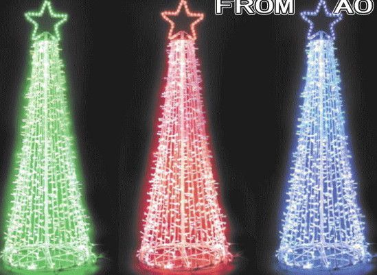 (Mサイズ)LEDスーパーツリー(動きます)青＆白【20 】【送料無料】【クリスマス】【イルミネーション】【電飾】【モチーフ】【大人気】 1