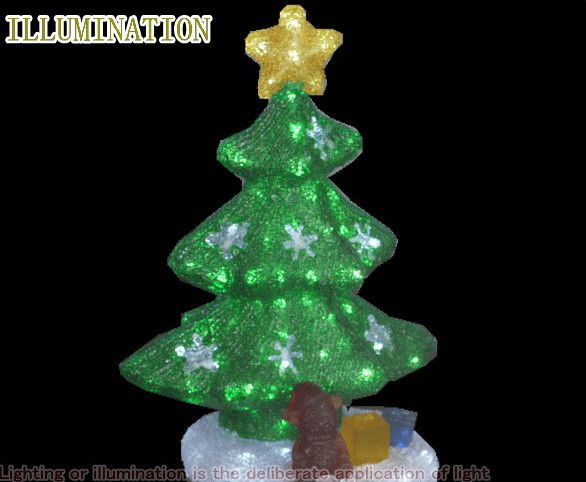 LEDアクリル【ツリー】クリスマスツリー 140球 今年は一段とクォリティーがたかい！ LEDイルミネーション 【LED】【20 】【送料無料】【クリスマス】【イルミネーション】【電飾】【モチーフ】【大人気】