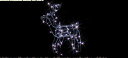 【ローボルト】LEDルミネーション(連結タイプ) LEDモチーフ トナカイ小(首上げ)☆LEDイルミネーション 【LED】【送料無料】【クリスマス】【イルミネーション】【電飾】【モチーフ】【大人気】