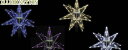 【LED】【イルミネーション】【大型商品】LEDクリスタル ギャラクシースター【輝き】【M】【4枚羽】【星】【万能】【シンプル】【デザイン】【置物】【装飾】【光...