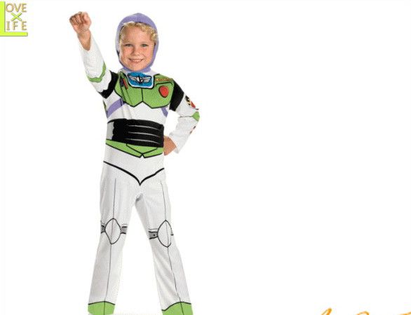 【キッズ】バズ ライトイヤー【Buzz Lightyear】【ピクサー】【ディズニー】【トイストーリー】【キャラクター】【仮装】【衣装】【コスプレ】【コスチューム】【ハロウィン】【パーティ】【イベント】【かわいい】ハロウィンはかわいいキャラ衣装でかっこよく着こなし