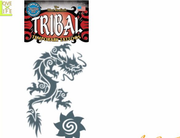 【ボディステッカー】トライバルドラゴン【Tribal Dragon】【ボディシール】【ステッカー】【装飾】【..