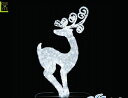 【イルミネーション】【大型商品】LED クリスタルグロー ファンシー トナカイ【動物】【アニマル】【3D】【クリスマス】【ILLUMINATION】【電飾】【装...