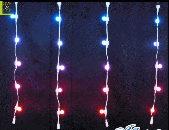 ■特徴■ 【LED】【RGB】【ボール】 LED ボールカーテンライト 【20球】【丸】【球】 RGBでLED球が常に変化します！ まるでカラフルなキャンディのよう！ まん丸ライトがカーテンライトになりました！ 光り方もかわいいですよ♪ 美しく仕上げるならぜひともオススメです☆ 【新作】【送料無料】【大人気】【電飾】 【省エネ】【イルミネーション】【クリスマス】 【モチーフ】【LED】【大人気】【大人気】 【ライト】【ガーデン】【割引】【大大人気】 ■仕様■ ●サイズ：全長：約W90cm（LED球部分のみ） ●発光ダイオード（LED球） ●コード：60cm ●屋外用 ●LED数：20球 ●コントーローラー付き点滅：24パターン ■イルミネーション■ AOIデパートは電飾（イルミネーション） 商品が豊富です！LED・白熱球と多種多様！ クリスマスやイベントなどなど♪ お客様のデコレーションにぜひどうぞ♪(^^)/ 入荷待ち・在庫切れの場合がございますので 申し訳ございませんがご了承下さい。■特徴■ 【LED】【RGB】【ボール】 LED ボールカーテンライト 【20球】【丸】【球】 RGBでLED球が常に変化します！ まるでカラフルなキャンディのよう！ まん丸ライトがカーテンライトになりました！ 光り方もかわいいですよ♪ 美しく仕上げるならぜひともオススメです☆ 【新作】【送料無料】【大人気】【電飾】 【省エネ】【イルミネーション】【クリスマス】 【モチーフ】【LED】【大人気】【大人気】 【ライト】【ガーデン】【割引】【大大人気】 ■仕様■ ●サイズ：全長：約W90cm（LED球部分のみ） ●発光ダイオード（LED球） ●コード：60cm ●屋外用 ●LED数：20球 ●コントーローラー付き点滅：24パターン ■イルミネーション■ AOIデパートは電飾（イルミネーション） 商品が豊富です！LED・白熱球と多種多様！ クリスマスやイベントなどなど♪ お客様のデコレーションにぜひどうぞ♪(^^)/ 入荷待ち・在庫切れの場合がございますので 申し訳ございませんがご了承下さい。
