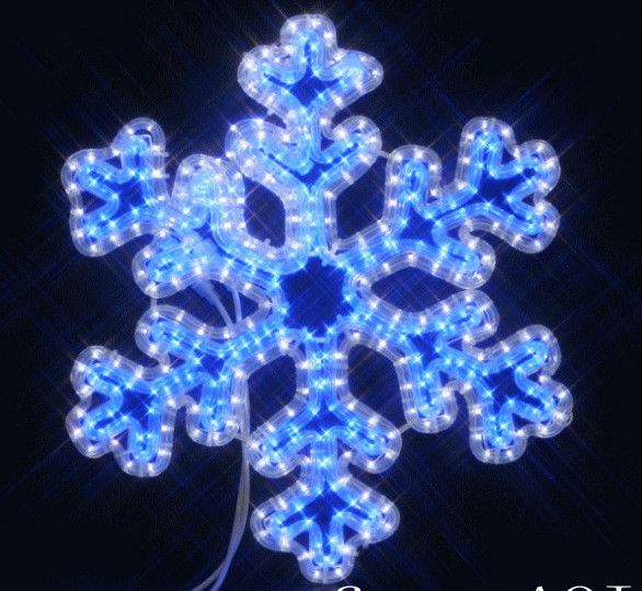 LEDダブルカラースノーフレーク【20 】【送料無料】【クリスマス】【イルミネーション】【LED】【電飾】【モチーフ】【大人気】