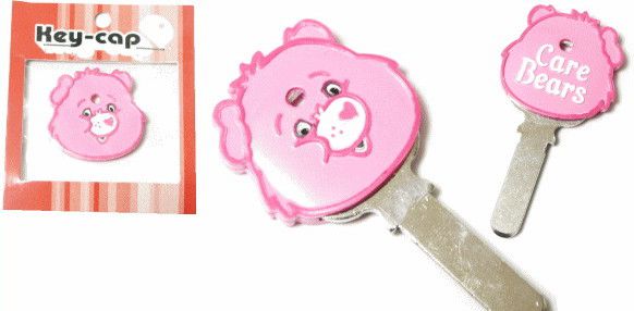 楽天AOIデパートケアベア　キーキャップ　 ★お家の鍵がケアベアキーに変身！かわいい上に目立つので、お子様の鍵にもピッタリ♪♪　【人気商品】