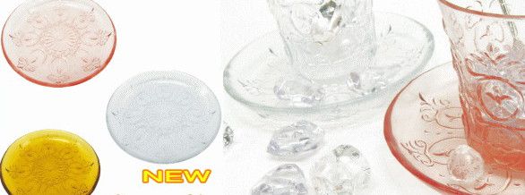 楽天AOIデパートグラスシリーズ【PLATE】プレート！涼しげなデザインのプレートが登場です！美しいラインが魅力の一品！かわいいですヨ♪【】【新商品】【大人気】【大大人気】【5 】