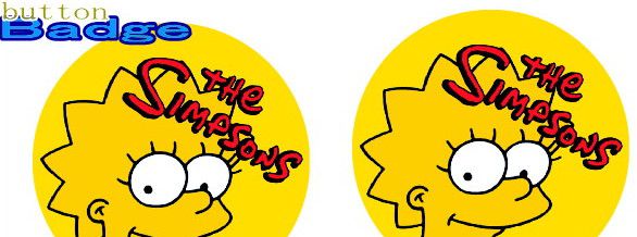 ザ・シンプソンズ【The Simpsons】【リサ】人気の缶バッジを大量投入！服やバック・カバンなどをリメイクしちゃいましょう♪なつかしいキャラクターや海外のメーカー！お気に入りを見つけてください♪【缶】【バッチ】【バッジ】【】