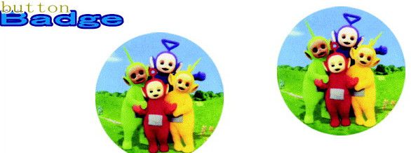 【送料無料】　テレタビーズTeletubbies　人気の缶バッジを大量投入！服やバック・カバンなどをリメイクしちゃいましょう♪なつかしいキャラクターや海外のメーカー！お気に入りを見つけてください♪缶　バッチ　バッジ