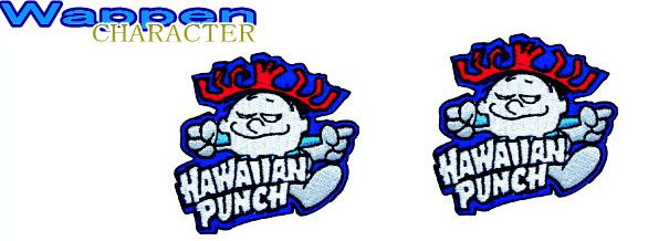 【送料無料】ハワイアン・パンチ【HAWAIIAN PUNCH】人気のワッペン【アイロンパッチ】を集めました♪服やカバン（リュック）をカスタムしちゃいましょう♪人気キャラクターが勢揃いです♪【ワッペン】【アイロンパッチ】【人気商品】