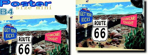 楽天AOIデパートルート66【Route 66】【砂漠】ポスター！アメリカ〜ンなポスターが勢揃い！お部屋をカスタムしちゃいましょう♪【】【新商品】【大人気】