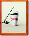 ダンキンドーナツ【Dunkin Donuts】【No.1】【Sサイズ】ミニサイズのイラスト ピクチャーフレーム インテリアにどうぞ アメリカの香りがする商品を揃えました 企業ロゴやキャラクター どれもCO…