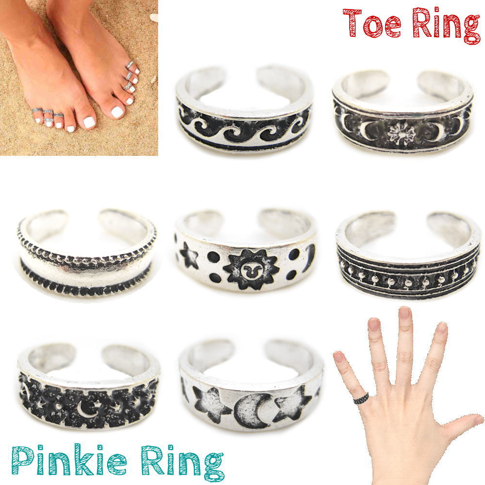 ピンキーリング トゥリング トゥーリング 足の指 小指 フリーサイズ 指輪 ジュエリー フリーサイズ プレゼント レディース 子供用 アクセサリー 指輪 キッズ...