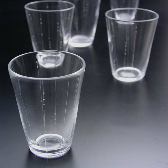 ガラス作家野口知恵子グラス「白雨」...