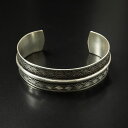 TOUAREG SILVER JEWELRY トゥアレグ シルバー ジュエリー シルバーバングル センターライン シルバー