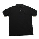 SCYE BASICS サイベーシックス 鹿の子 ポロシャツ ウオッシュド Cotton Pique Polo Shirt ブラック