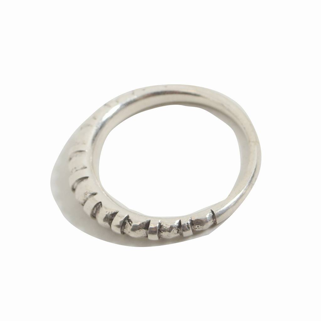 TUAREG SILVER JEWELRY トゥアレグ シルバー ジュエリー リング pure silver cut ring NRG-02