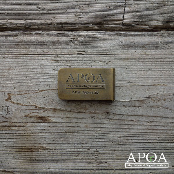 マネークリップ 真鍮 APOA MONEY CLIP 金物