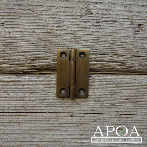 蝶番 小さい 真鍮 V.010 DIY 金物 開き戸
