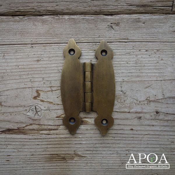 蝶番 真鍮 V.112 DIY 金物 開き戸