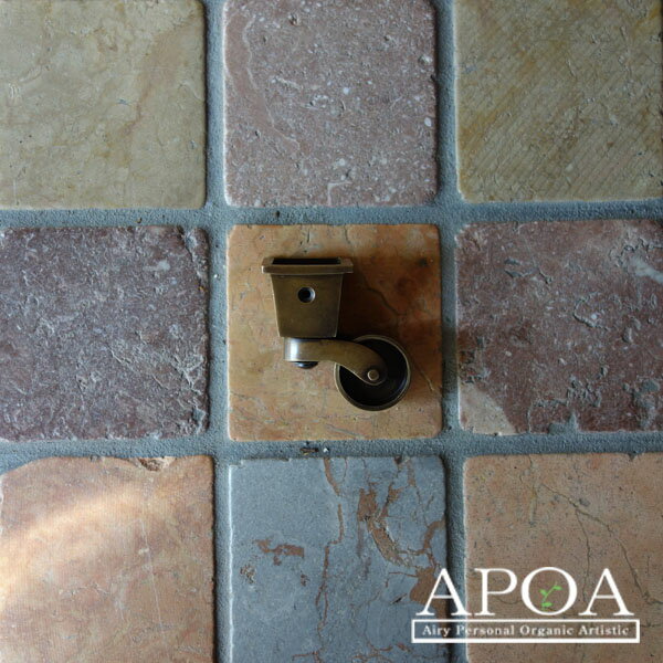 Tiles, Bricks - キャスター 真鍮 Y.049 DIY 金物 コロ