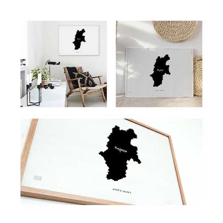 JAPAN MAP POSTER 長野 地図 ...の紹介画像2