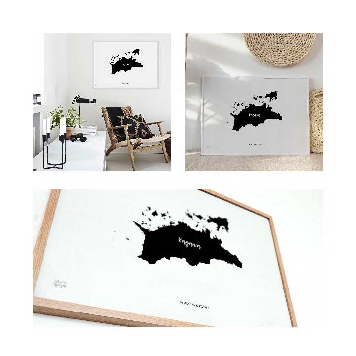 JAPAN MAP POSTER 香川 地図 ...の紹介画像2