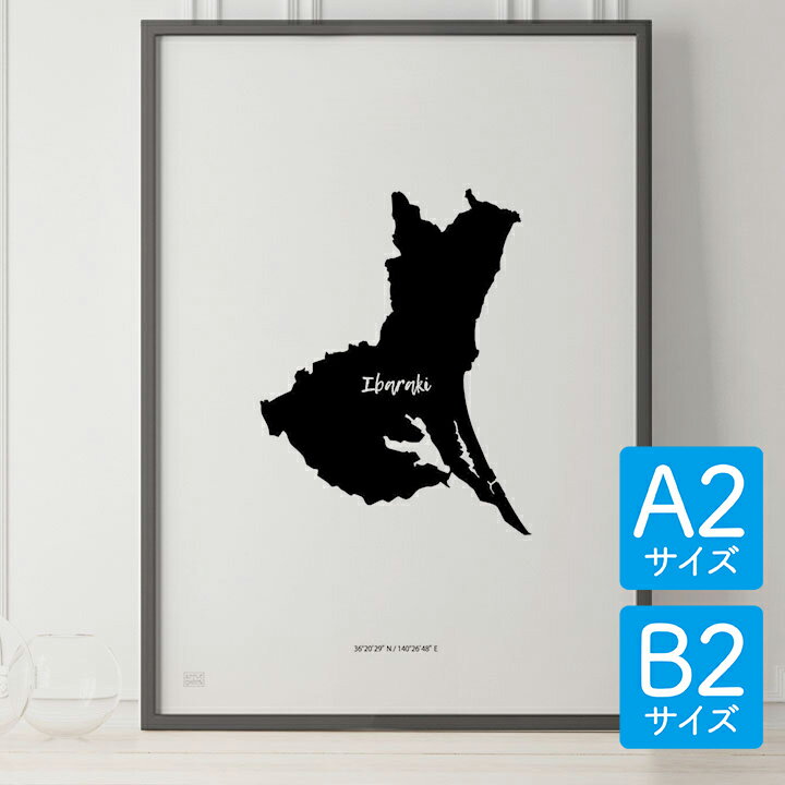 ݥ ̲  ƥꥢ A2 B2 - JAPAN MAP POSTER -   Ͽ ƻܸ ƥꥢ Υ...