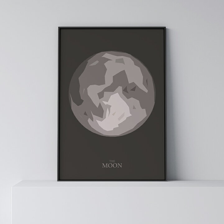 ポスター 北欧 おしゃれ インテリア アート アートパネル 【 Moon Art 】 月 満月 ムーン A0 A1 B1 A2 B2 A3 B3 モダン シンプル