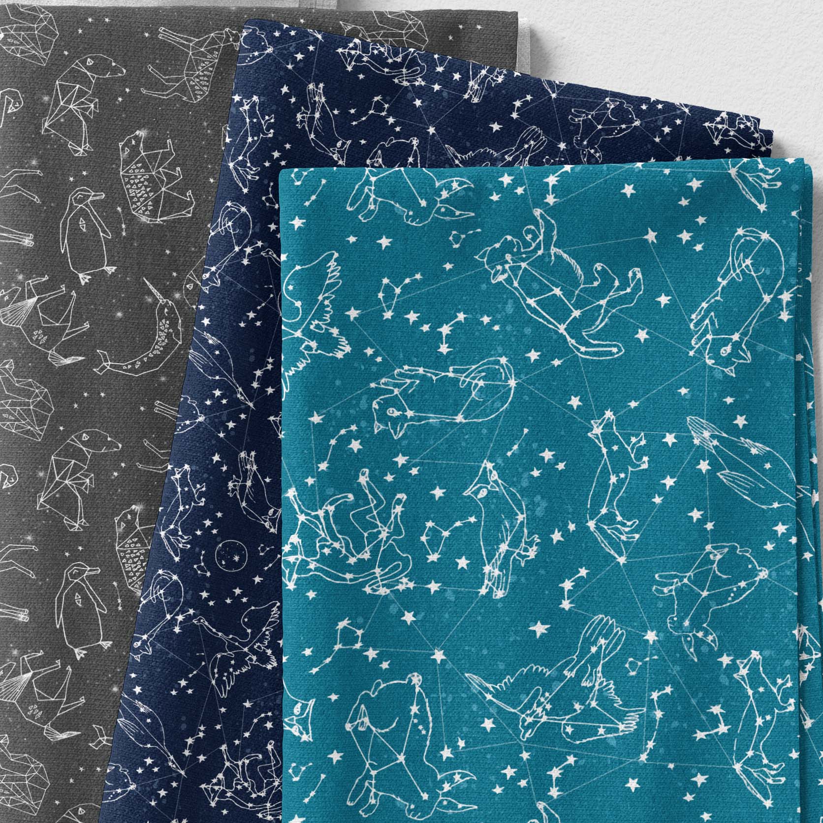 ＼SUPER SALE 【20%OFF】／［合計1m以上で送料無料］【Constellations】 生地 北欧...