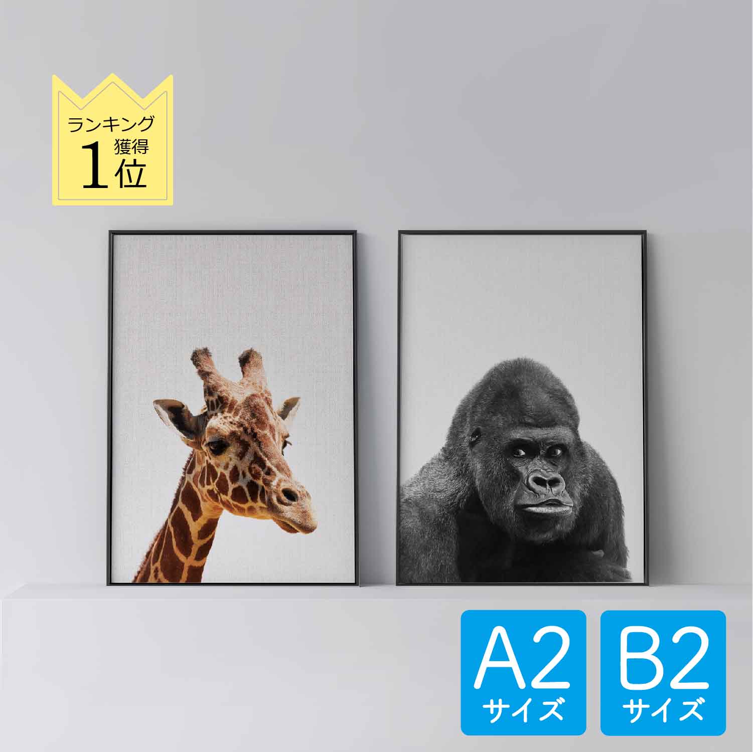 ݥ ̲  ƥꥢ A2 B2  ȥѥͥ  Giraffe ۡ Gorilla   ưʪ  ...