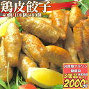【お買物マラソン期間中 3商品購入で2000円OFF】 揚げるとパリパリ 鶏皮餃子 20個 2PC/5PC/24PC 【冷凍品】 【2PC】 送料無料 業務用 ...