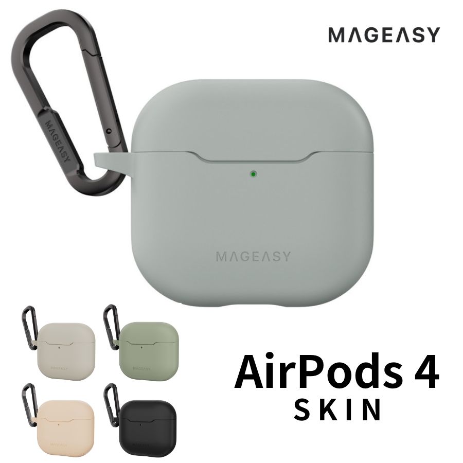 MagEasy AirPods4 4 AP4 SKIN TPU  ꥢ  ˥奢󥹥顼 ӥ 磻쥹 Ѿ׷ С ׷...