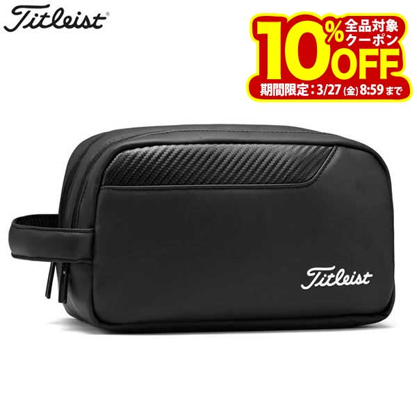 タイトリスト メンズ コアエッセンシャル ポーチ TA22CESPJ 0 ブラック