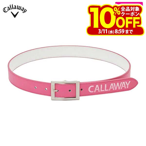キャロウェイ レディース リバーシブル ベルト C25192202 1090 ピンク ゴルフウェア [2025年モデル 50％OFF] 特価...