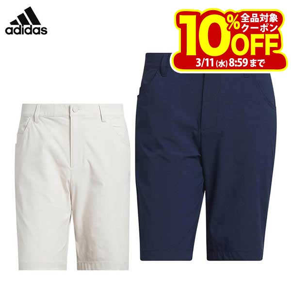 アディダス メンズ 撥水 ファイブポケット ショートパンツ KQW66 ゴルフウェア [2025年春夏モデル 50％OFF] 特価