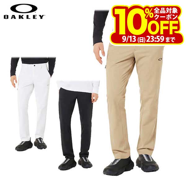 【クーポンで全品10％以上割引！さらにポイント大増量中！】9/10まで　オークリー メンズ ストレッチ ストレート ロングパンツ FOA408306 ゴルフウェア [2025年秋冬モデル 37％OFF] 特価