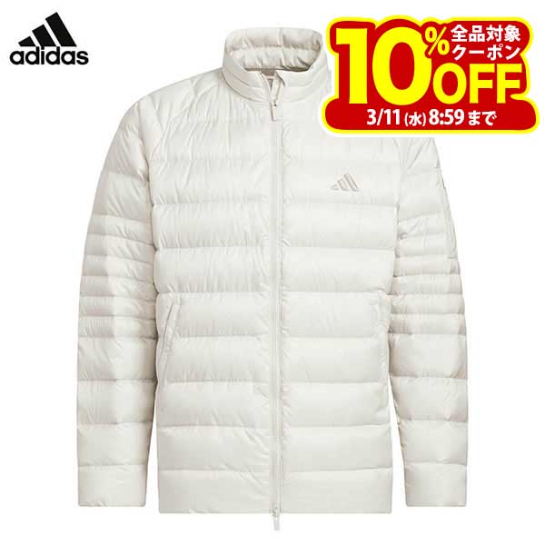 アディダス メンズ アームポケット付き 長袖 フルジップ ダウンジャケット JVU96 ゴルフウェア [2025年秋冬モデル 30％OFF] 特価