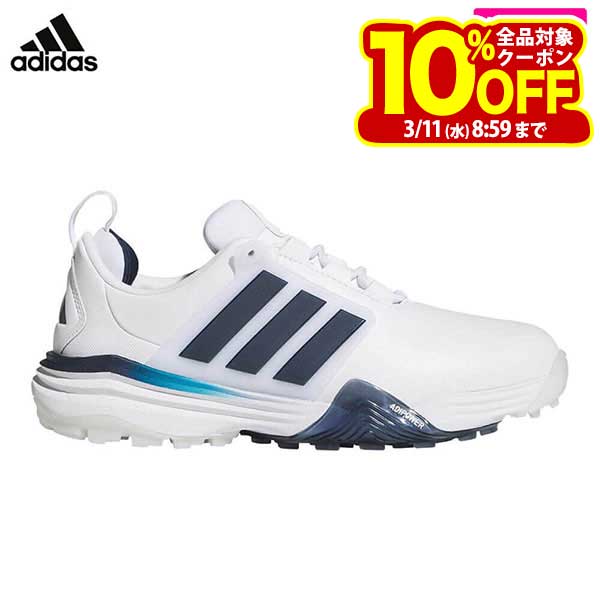 アディダス レディース ADIPOWER SL アディパワー 26 スパイクレス ゴルフシューズ OPJ13 JP8398 フットウェアホワイト/カレッジネイビー/クリスタルホワイト [2026年モデル]