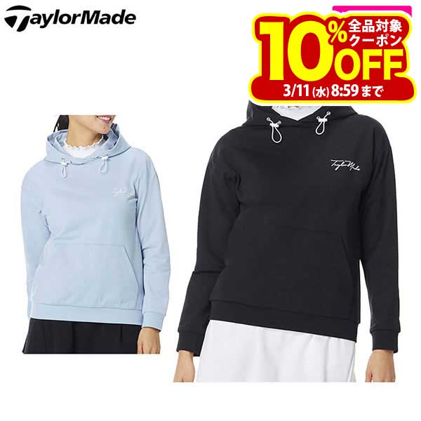 テーラーメイド レディース スクリプトロゴ 長袖 フーディー TL787 ゴルフウェア [2026年春夏モデル]...