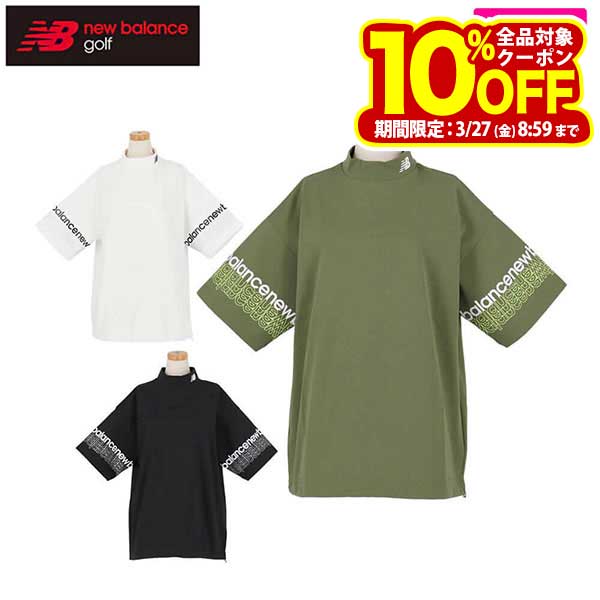 ニューバランス レディース 半袖 モックネック プルオーバー 012-6166509 ゴルフウェア [2026年春夏モデル]...